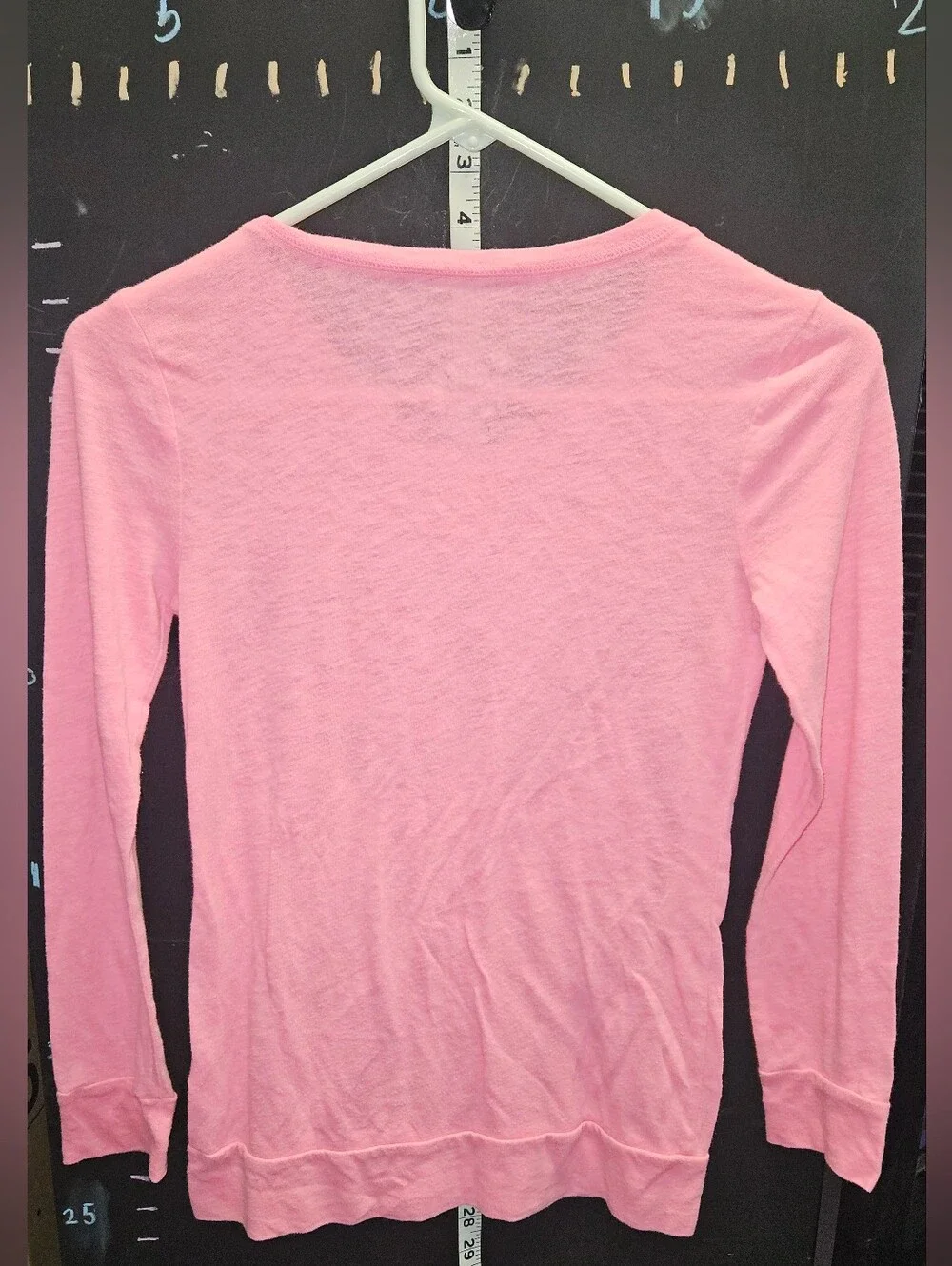 Justice Pink PARIS Eiffel Long Sleeve Tee Girls Size 10 Top
